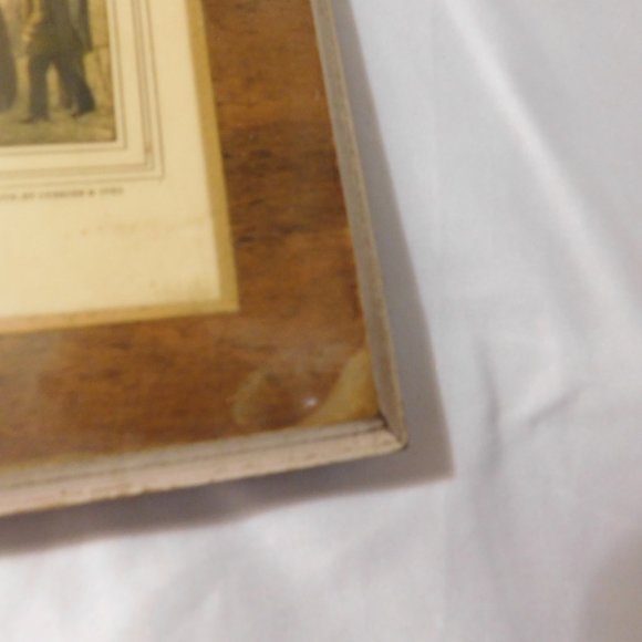 Vintage Currier and Ives Burning of New York Crystal Palace Art Plaque - Picture 6 of 9